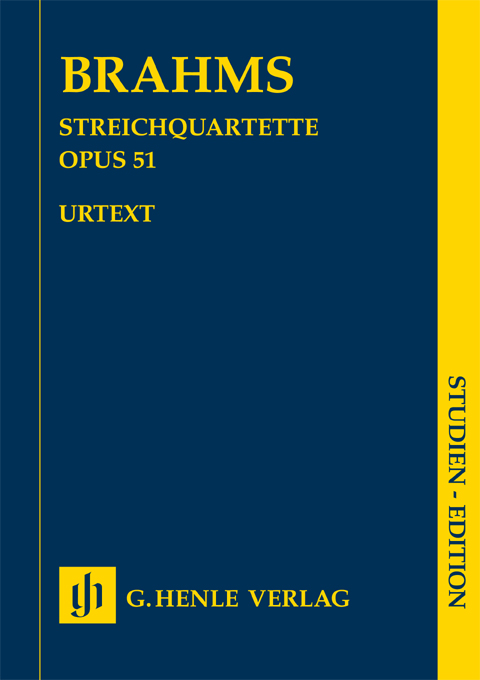 Vorderes Coverbild Streichquartette c-moll und a-moll op. 51