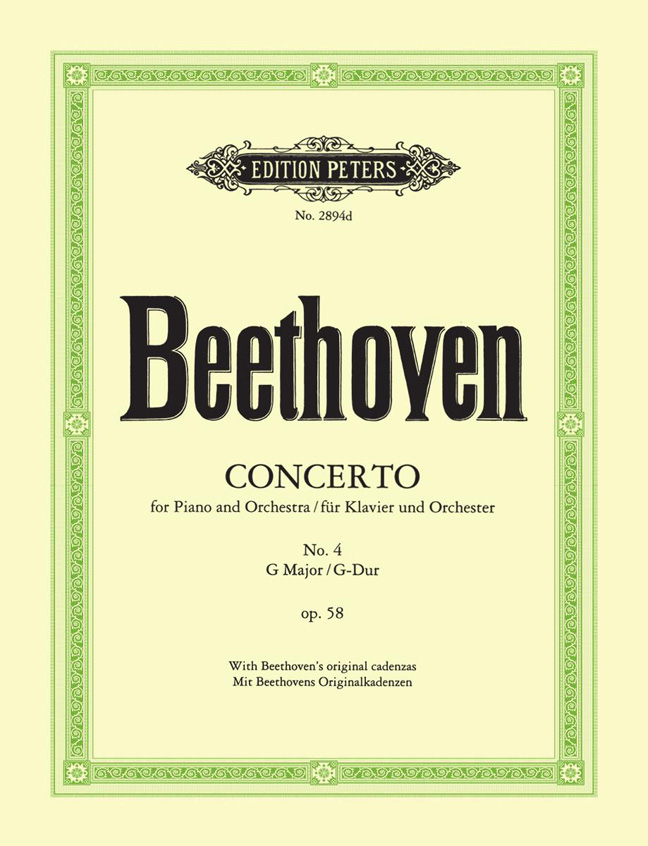 Vorderes Coverbild Konzert für Klavier und Orchester Nr. 4 G-Dur op. 58