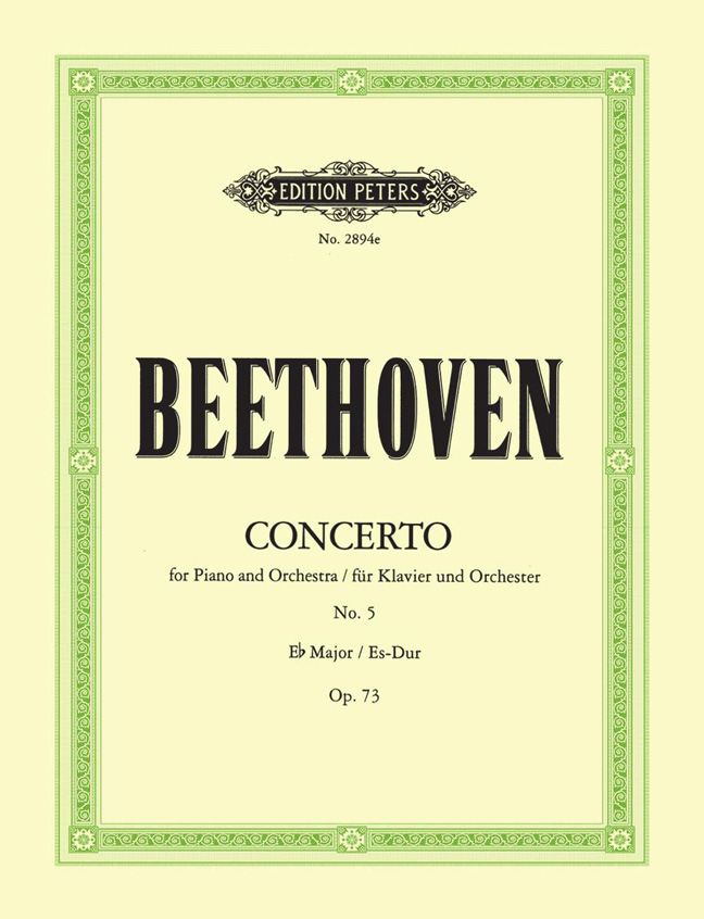 Vorderes Coverbild Konzert für Klavier und Orchester Nr. 5 Es-Dur op. 73