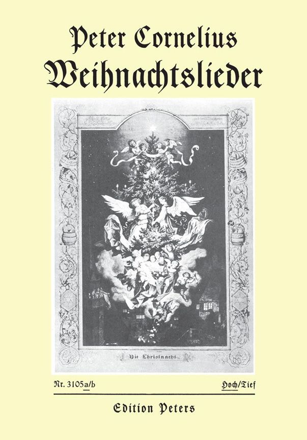 Vorderes Coverbild Weihnachtslieder für eine Singstimme mit Klavierbegleitung - Ausgabe für hohe Stimme op. 8