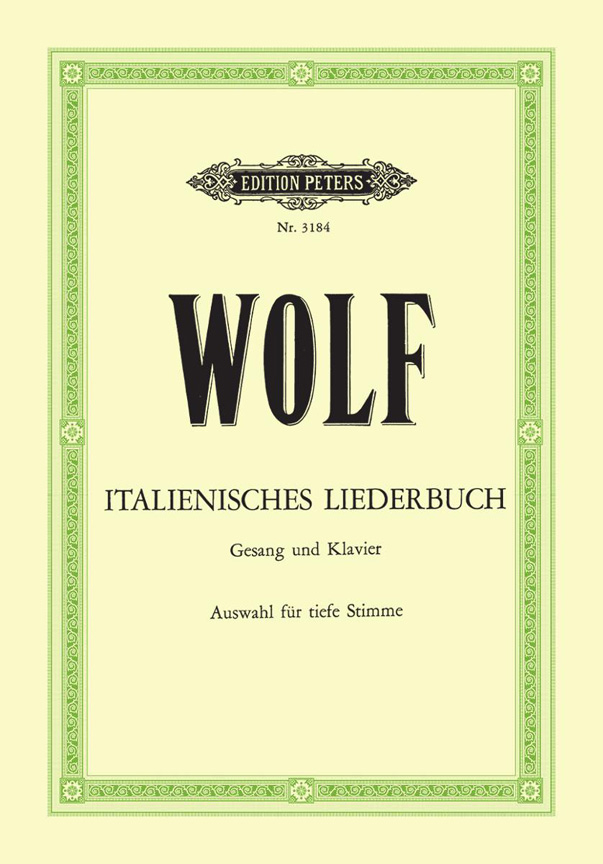 Vorderes Coverbild Italienisches Liederbuch (Auswahl) für Gesang und Klavier