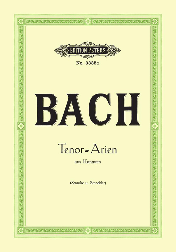 Vorderes Coverbild 15 Arien aus Kantaten für Tenor