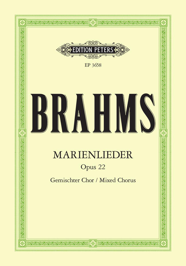 Vorderes Coverbild Marienlieder für 4-stimmigen gemischten Chor op. 22