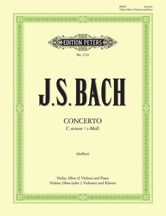Vorderes Coverbild Konzert für Violine, Oboe (2 Violinen), Streicher und Basso continuo c-moll n. BWV 1060
