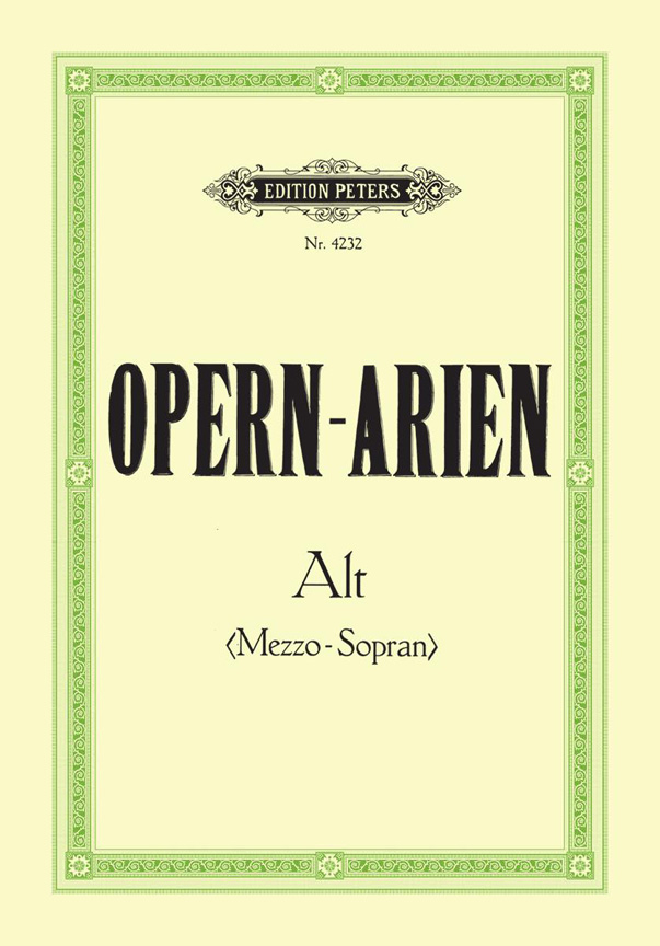 Vorderes Coverbild Ausgewählte Opernarien