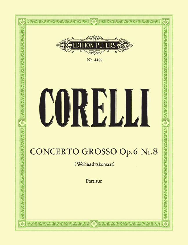 Vorderes Coverbild Concerto grosso für Streicher und Basso continuo g-Moll op. 6; 8 "Weihnachtskonzert"