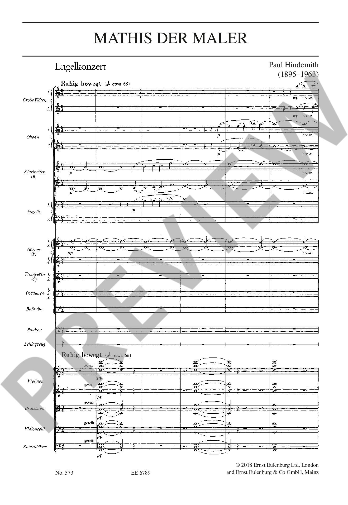 Anderes Coverbild Symphonie "Mathis der Maler" (1934)