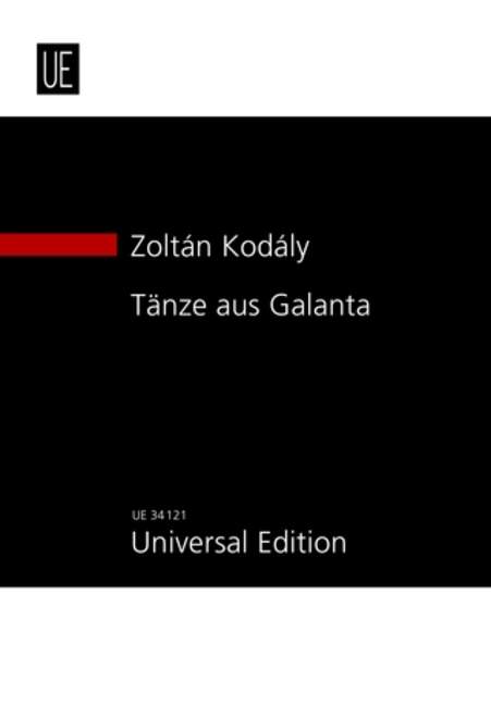 Vorderes Coverbild Tänze aus Galánta für Orchester