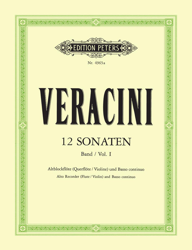 Vorderes Coverbild 12 Sonaten (1716)