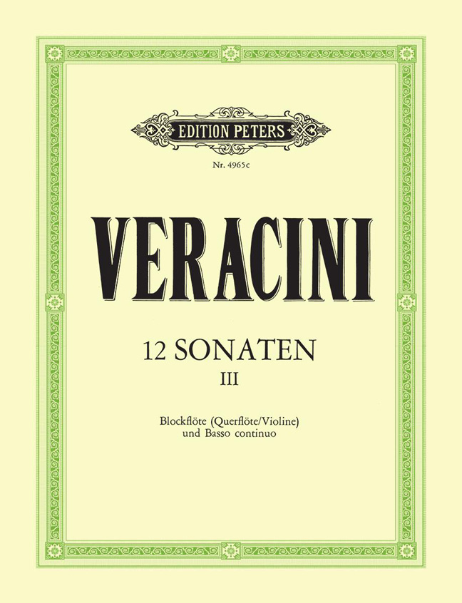 Vorderes Coverbild 12 Sonaten (1716)