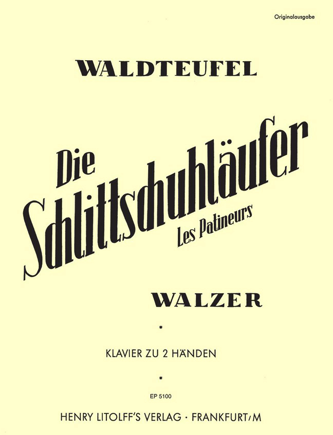 Vorderes Coverbild Die Schlittschuhläufer (Les Patineurs) op. 183