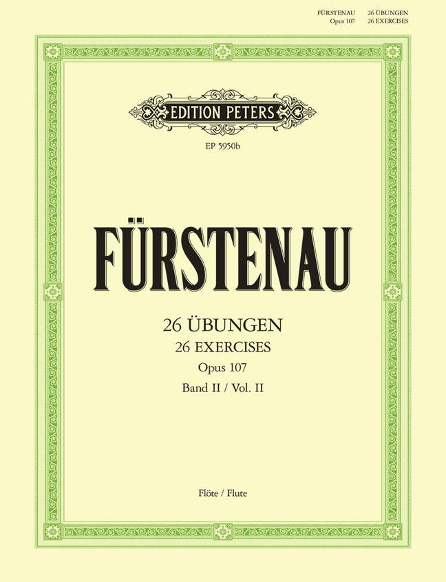 Vorderes Coverbild 26 Übungen für Flöte, Band 2 op. 107