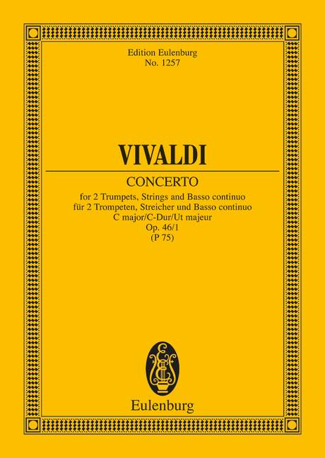 Vorderes Coverbild Concerto C-Dur op. 46/1 RV 537/PV 75