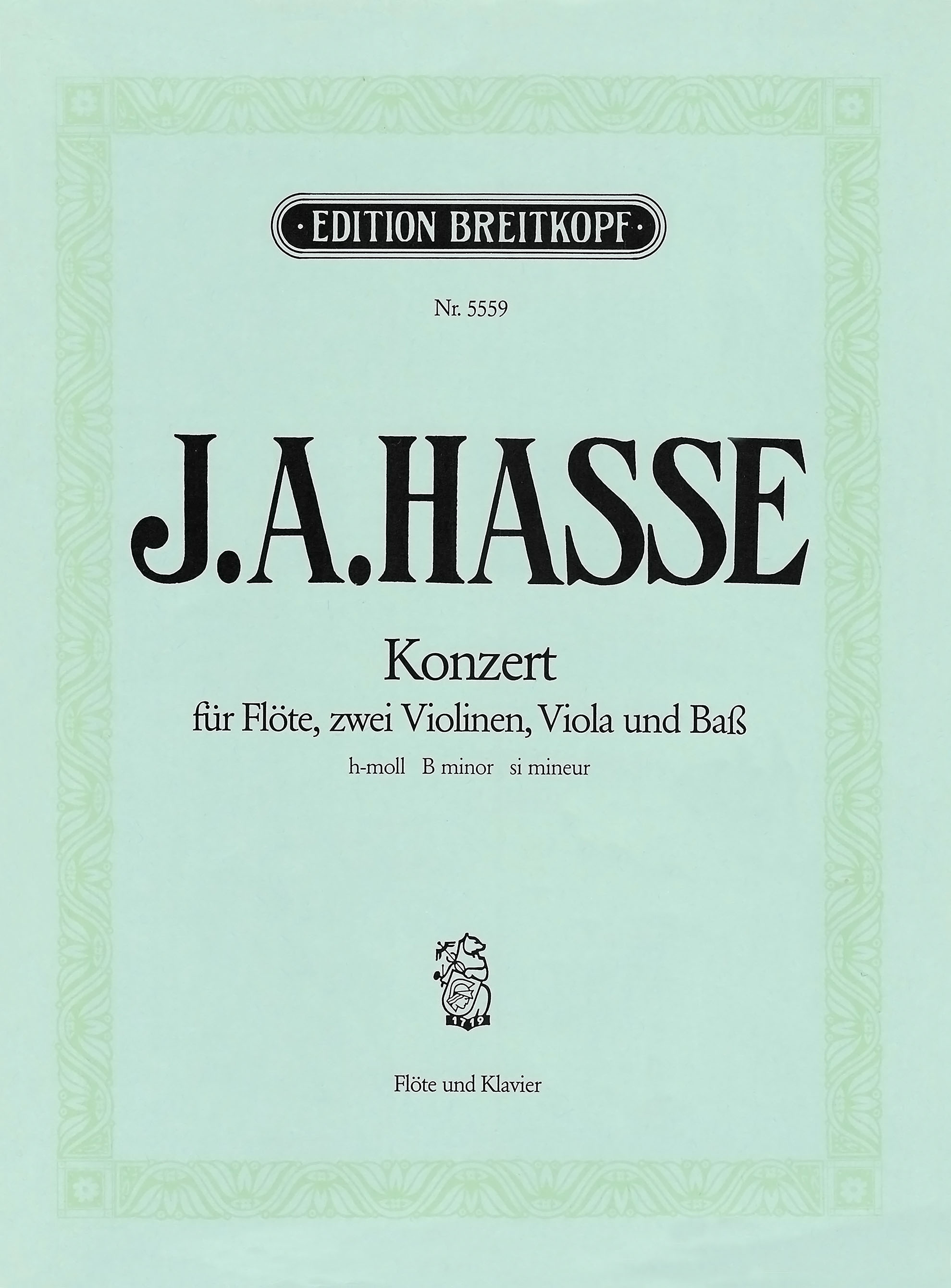 Anderes Coverbild Flötenkonzert h-moll