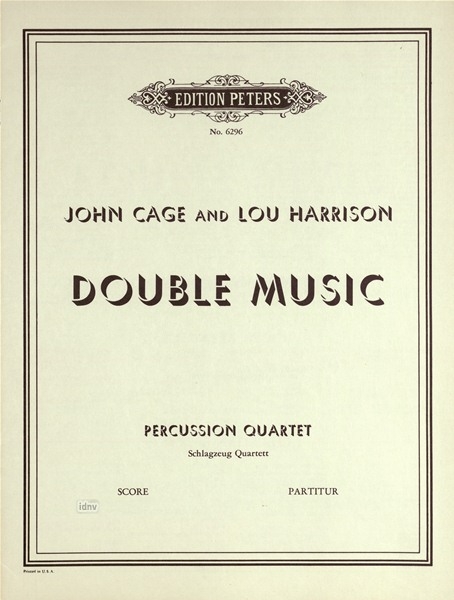Vorderes Coverbild Double Music für Schlagzeug-Quartett