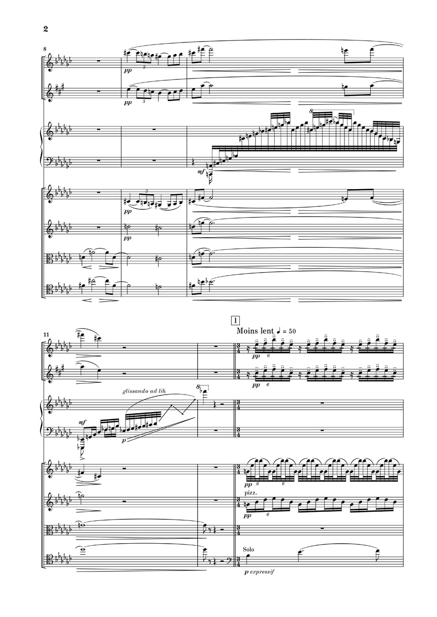 Anderes Coverbild Introduction et Allegro für Harfe, Flöte, Klarinette und Streichquartett