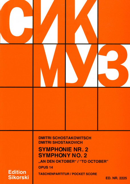 Vorderes Coverbild Sinfonie Nr. 2 op. 14 