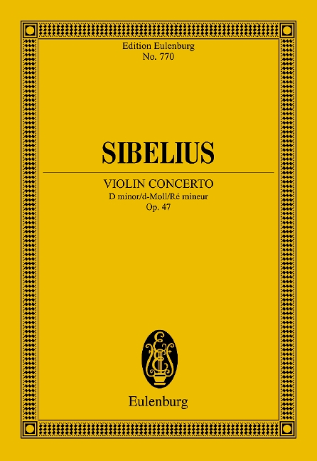 Vorderes Coverbild Violinkonzert d-Moll op. 47