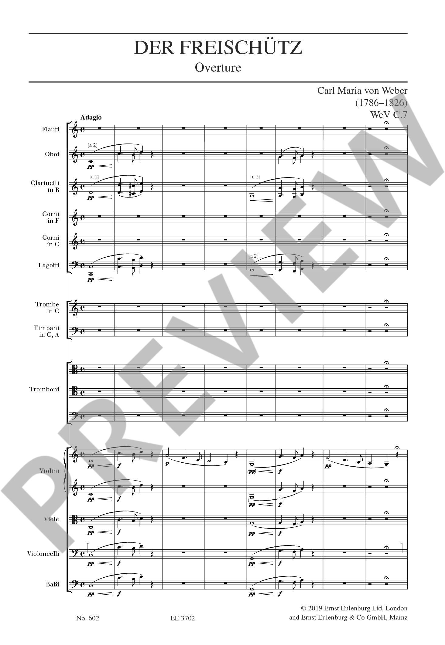 Anderes Coverbild Der Freischütz op. 77 WeV C.7 (1820)