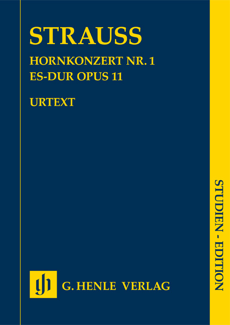 Vorderes Coverbild Hornkonzert Nr. 1 Es-dur op. 11