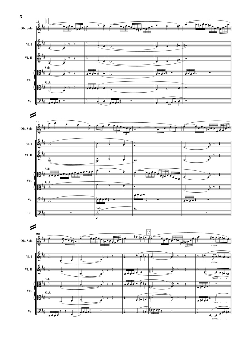 Anderes Coverbild Oboenkonzert D-dur op. 11