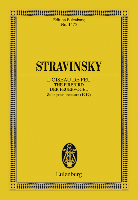 Vorderes Coverbild Der Feuervogel (L'Oiseau de feu / The Firebird) (1919)