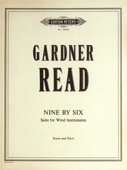 Vorderes Coverbild Suite für Holzbläser op. 86 "Nine by six"