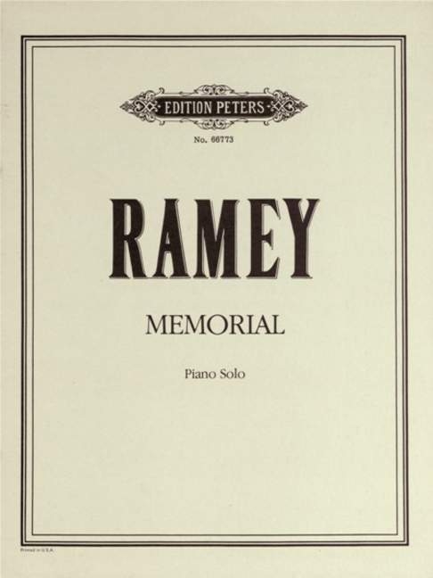 Vorderes Coverbild Memorial für Klavier solo