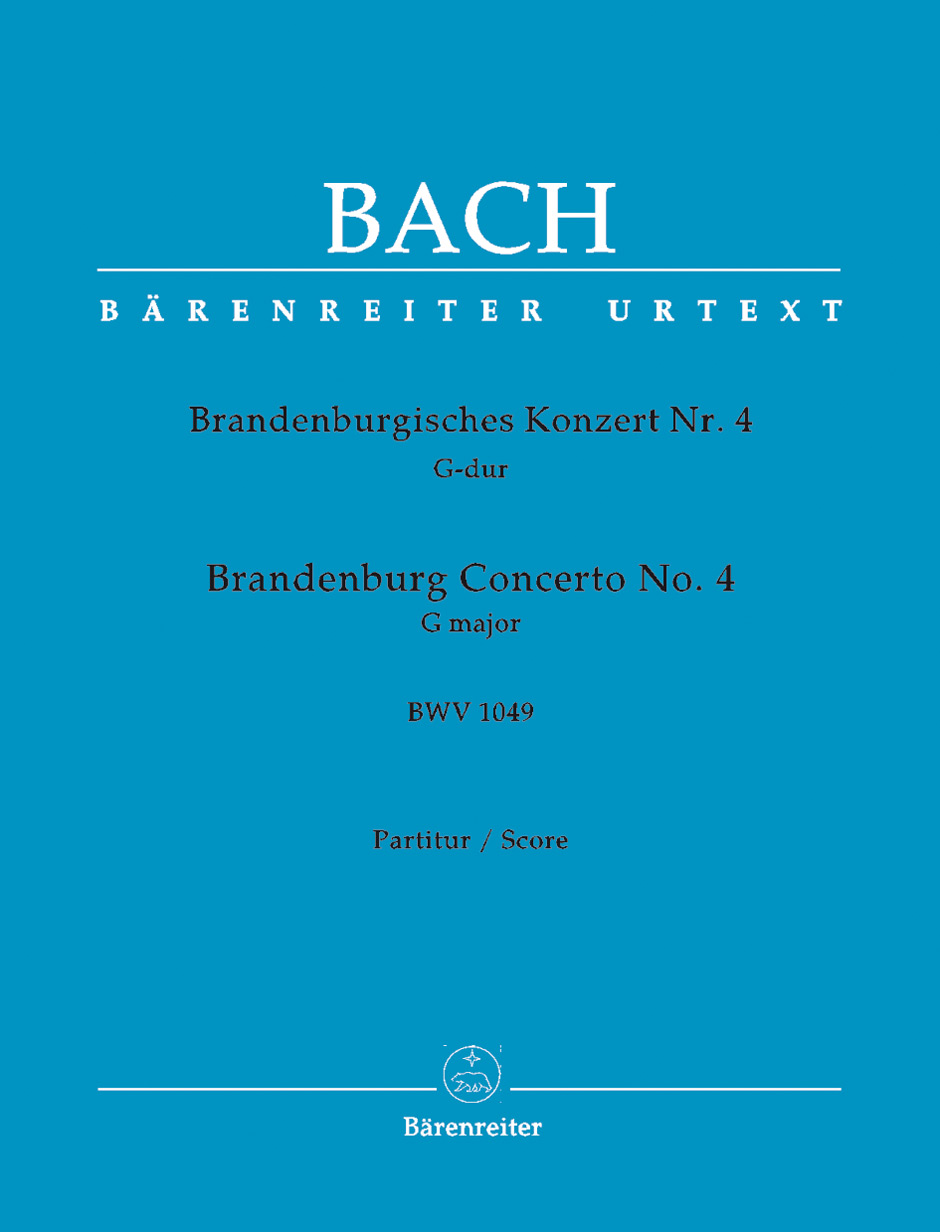 Vorderes Coverbild Brandenburgisches Konzert Nr. 4 G-Dur BWV 1049