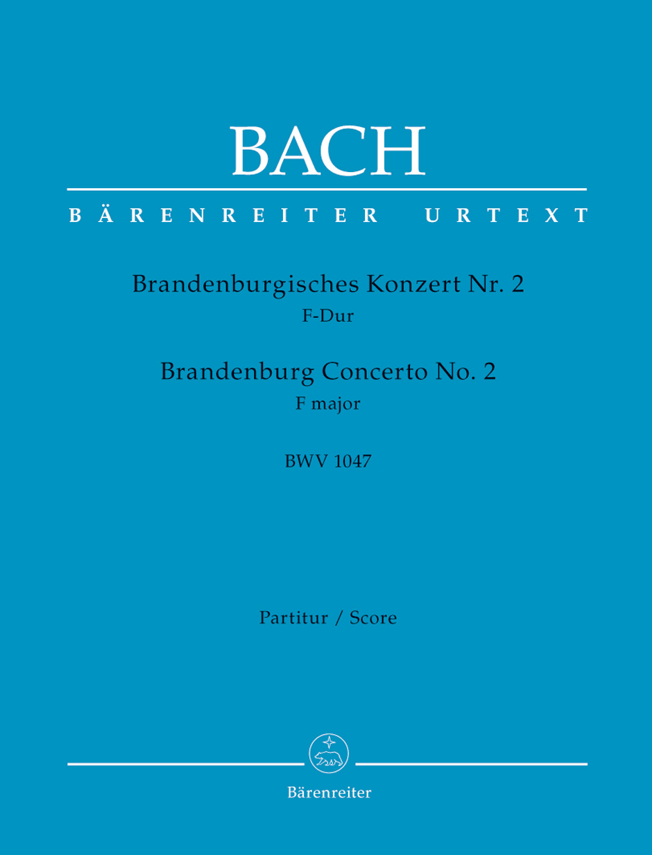 Vorderes Coverbild Brandenburgisches Konzert Nr. 2 F-Dur BWV 1047