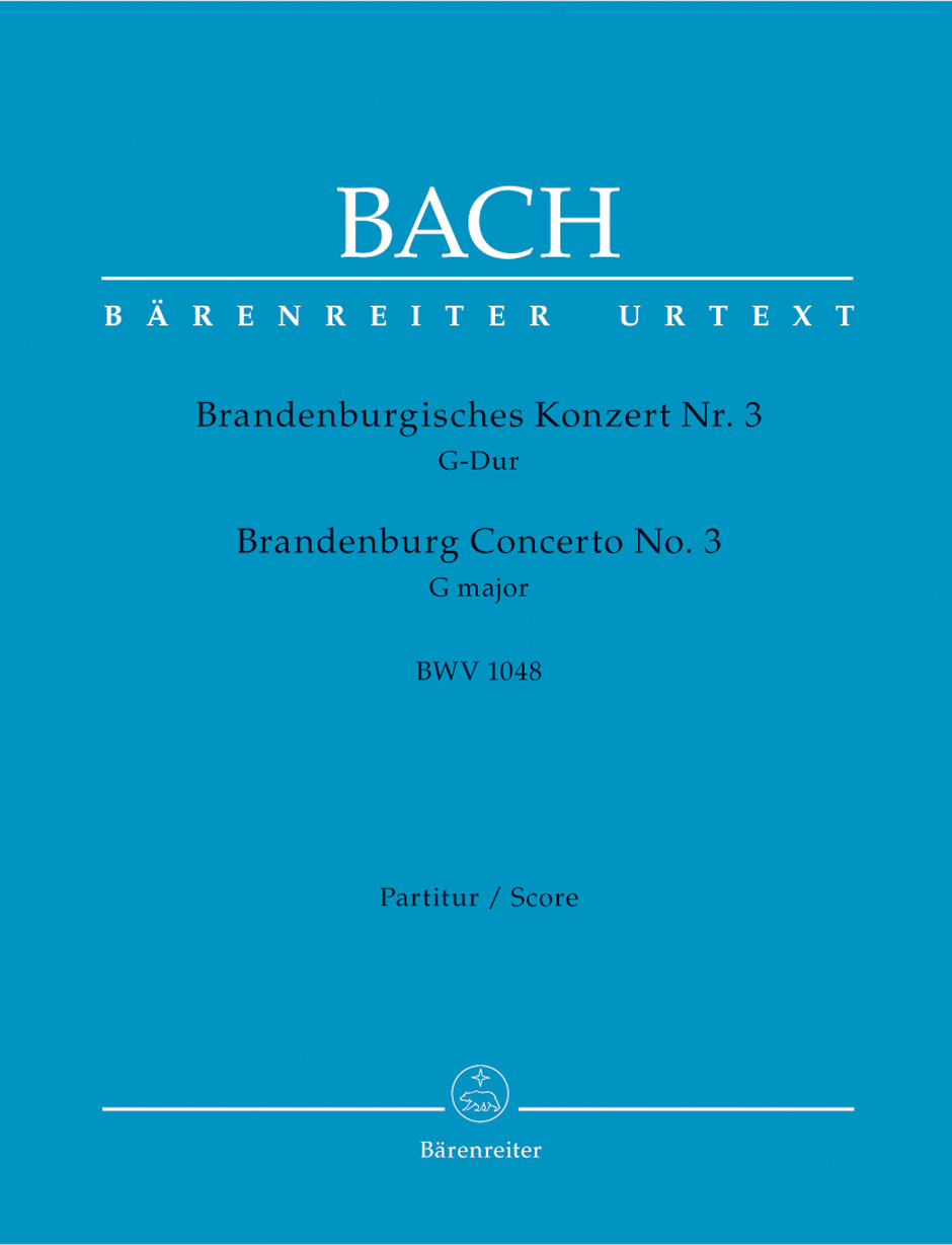 Vorderes Coverbild Brandenburgisches Konzert Nr. 3 G-Dur BWV 1048