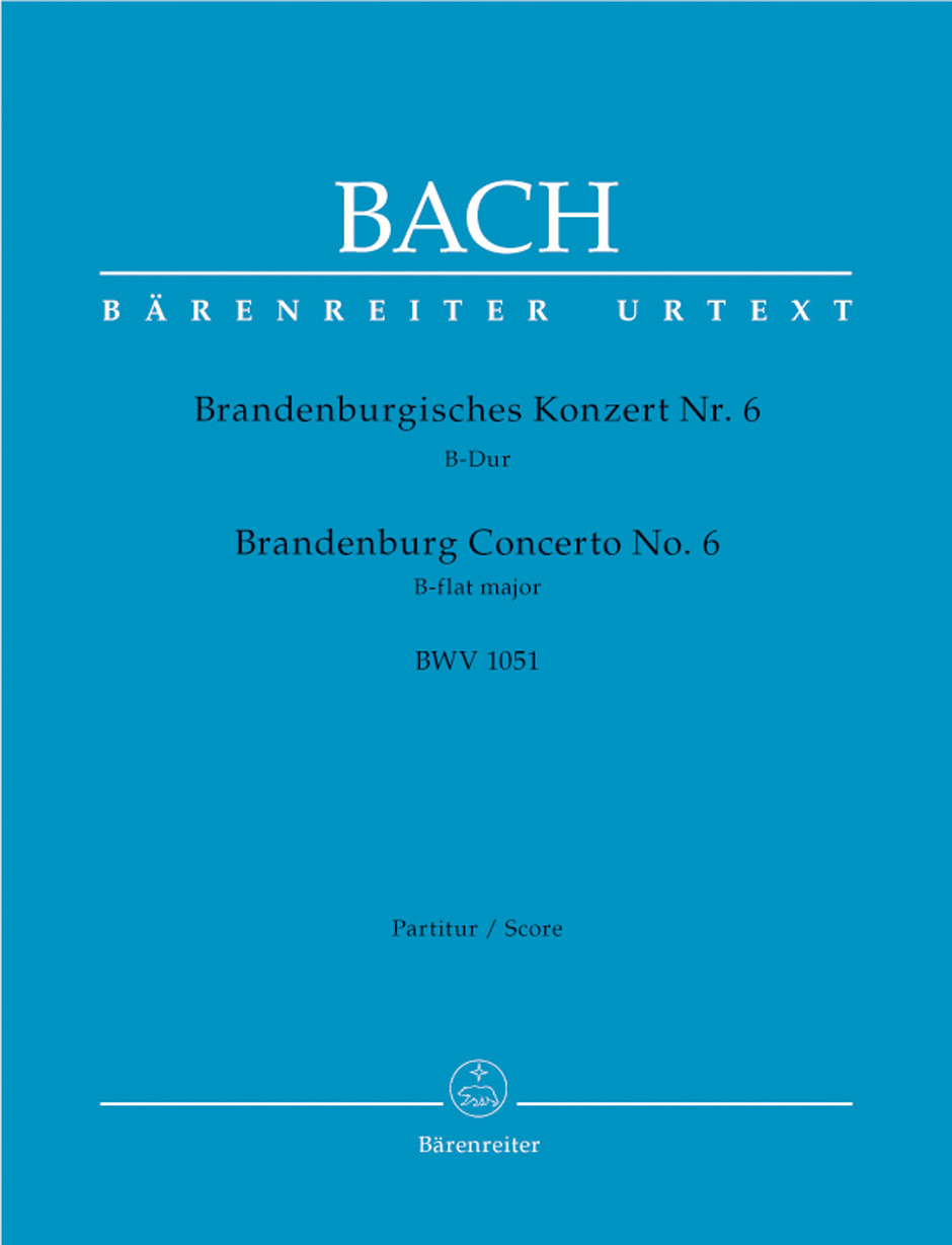 Vorderes Coverbild Brandenburgisches Konzert Nr. 6 B-Dur BWV 1051
