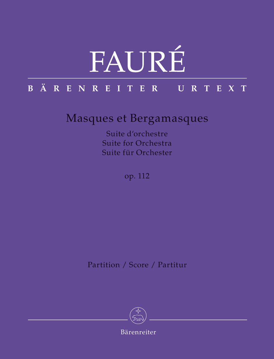 Vorderes Coverbild Masques et Bergamasques op. 112 N 185b