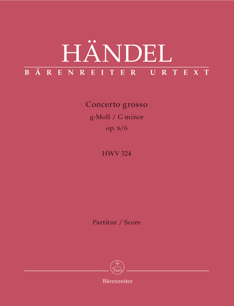 Vorderes Coverbild Concerto grosso g-Moll op. 6/6 HWV 324