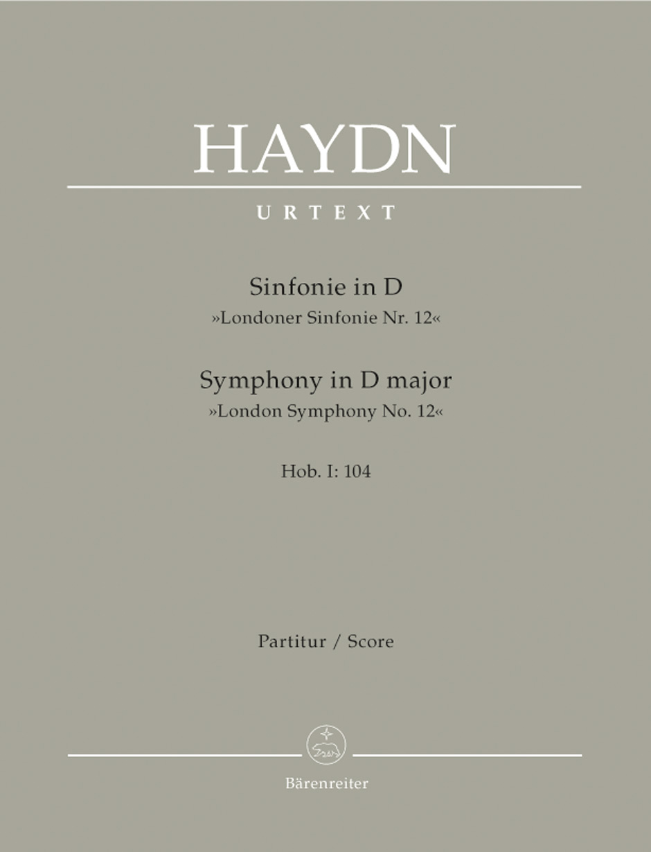 Vorderes Coverbild Sinfonie D-Dur Hob. I:104 "Londoner Sinfonie Nr. 12"