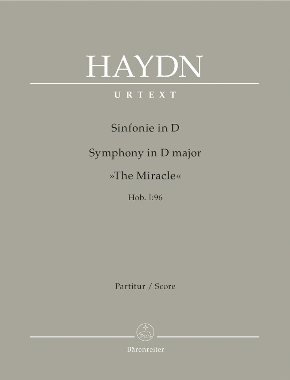 Vorderes Coverbild Sinfonie D-Dur Hob. I:96 "The Miracle"