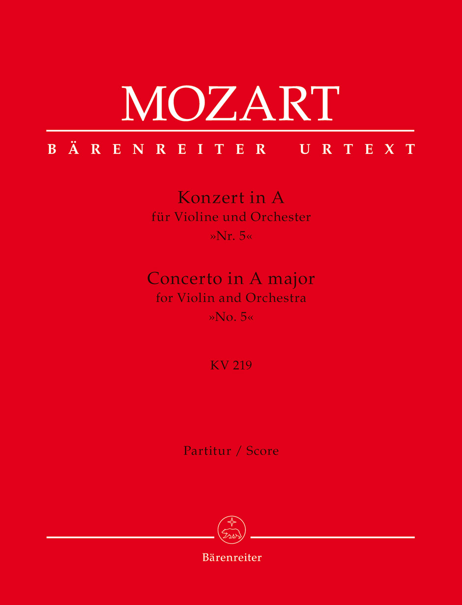 Anderes Coverbild Konzert für Violine und Orchester Nr. 5 A-Dur KV 219