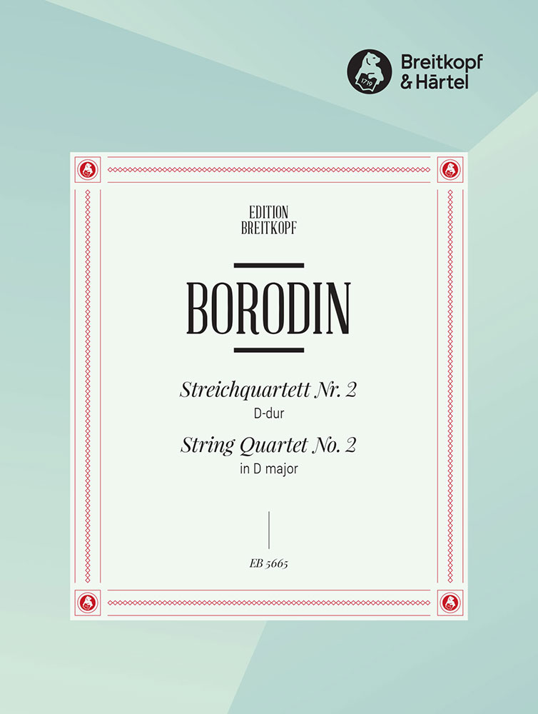 Vorderes Coverbild Streichquartett, Nr. 2 D-dur