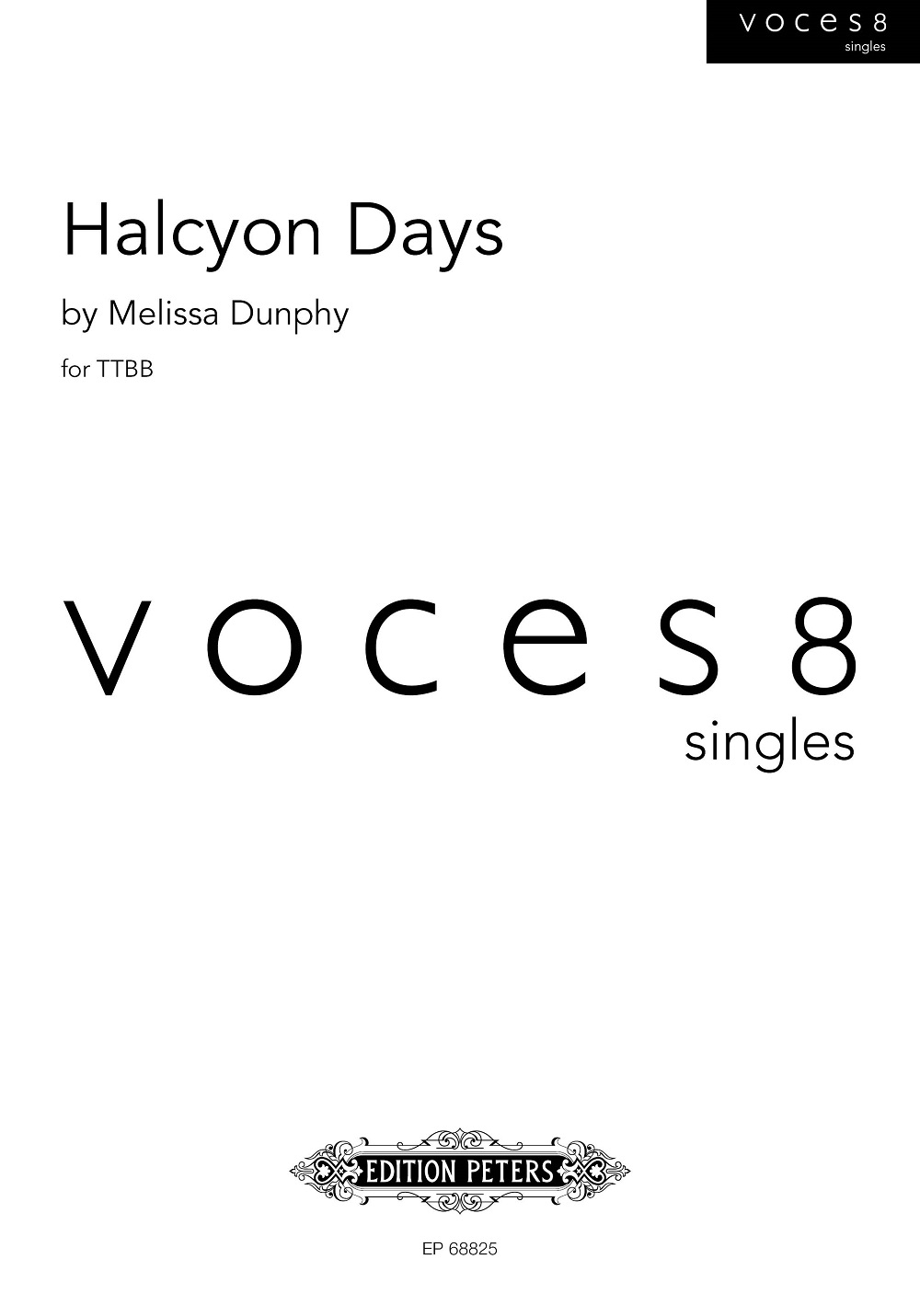 Vorderes Coverbild Halcyon Days for Men's Choir TTBB