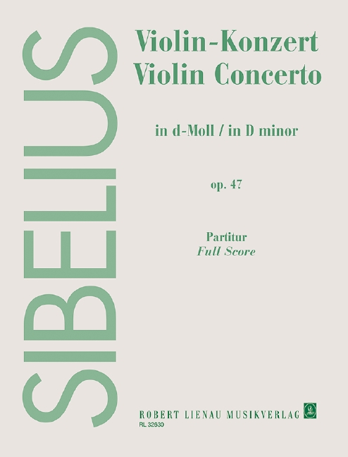 Vorderes Coverbild Violin-Konzert d-Moll op. 47