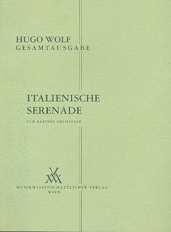 Vorderes Coverbild Italienische Serenade G-Dur