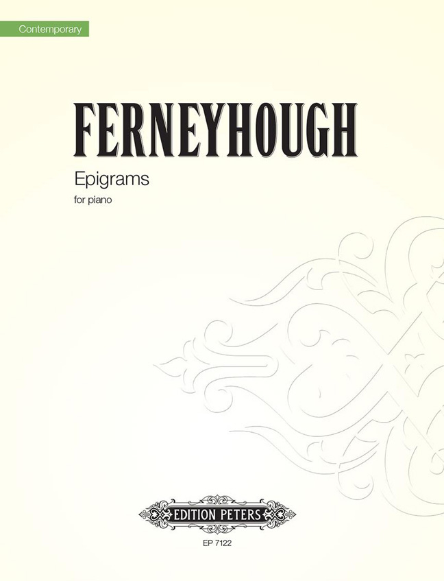 Vorderes Coverbild Epigrams für Klavier