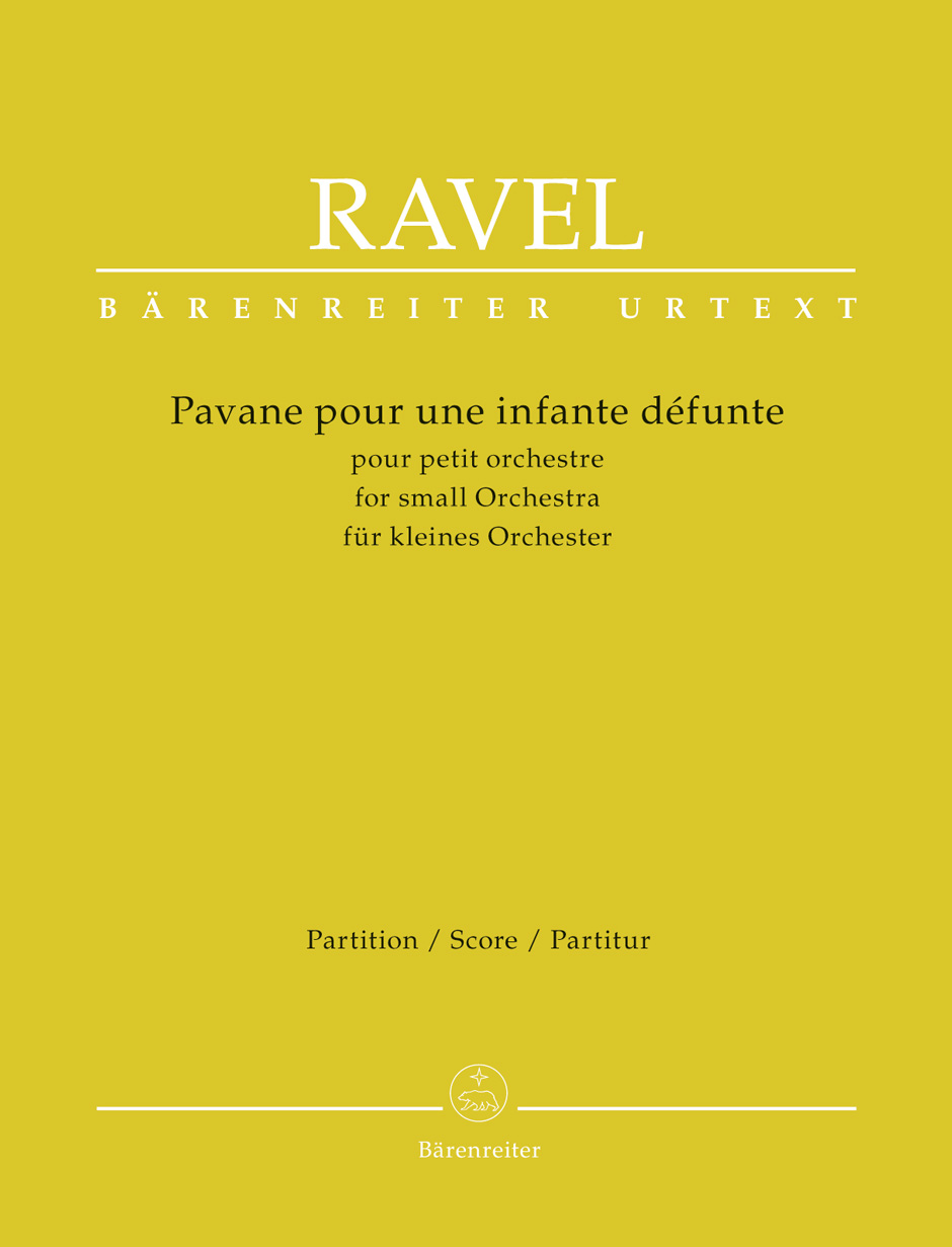 Vorderes Coverbild Pavane pour une infante défunte für kleines Orchester