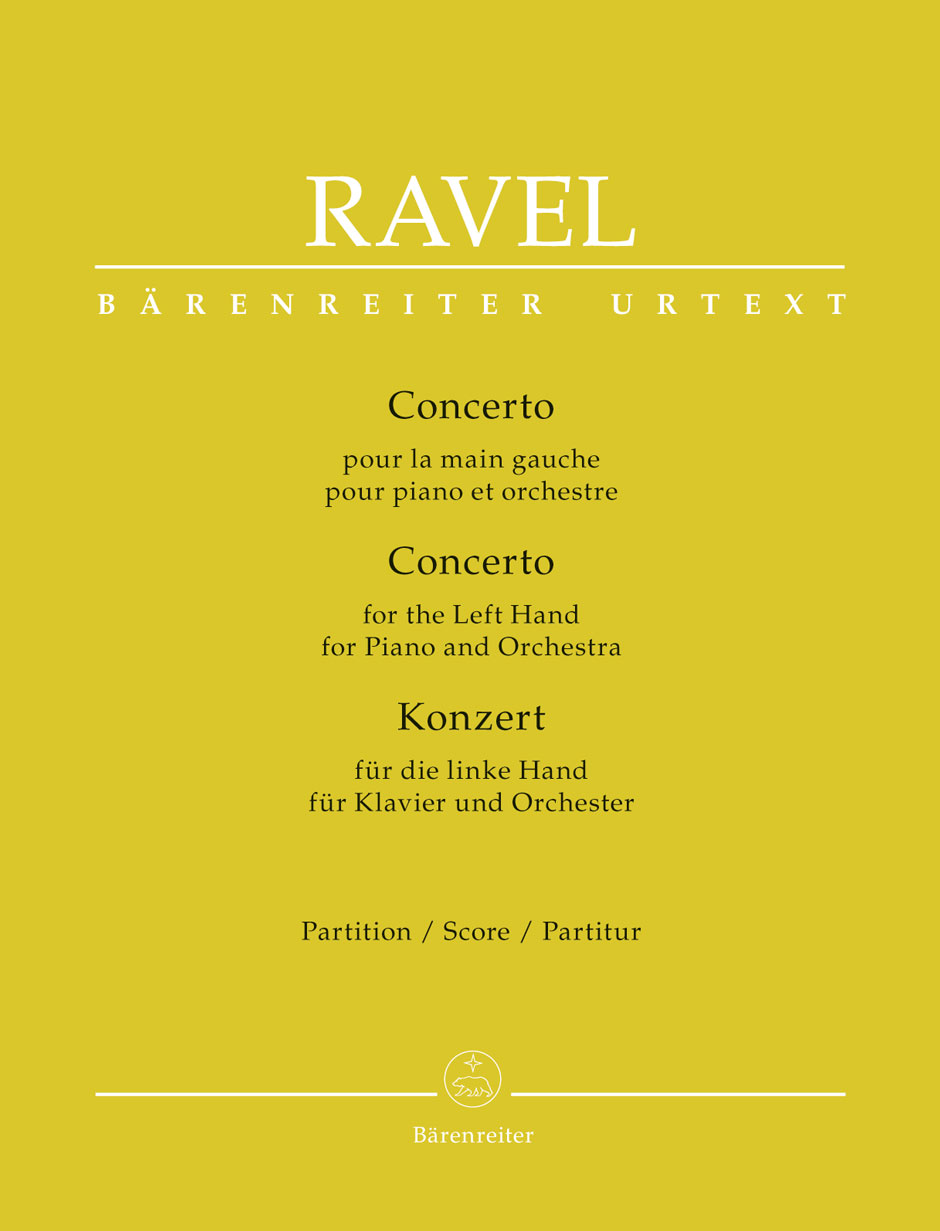 Vorderes Coverbild Konzert für die linke Hand für Klavier und Orchester
