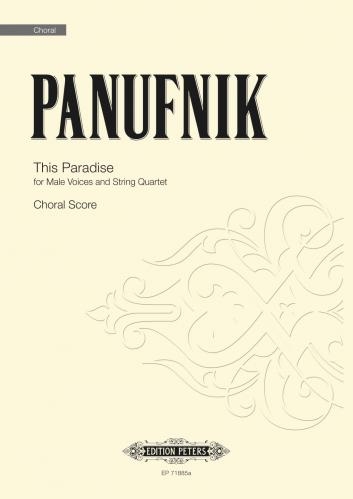 Vorderes Coverbild This Paradise for Male Voices and String Quartet