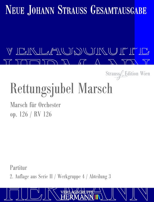 Vorderes Coverbild Rettungsjubel Marsch op. 126 RV 126