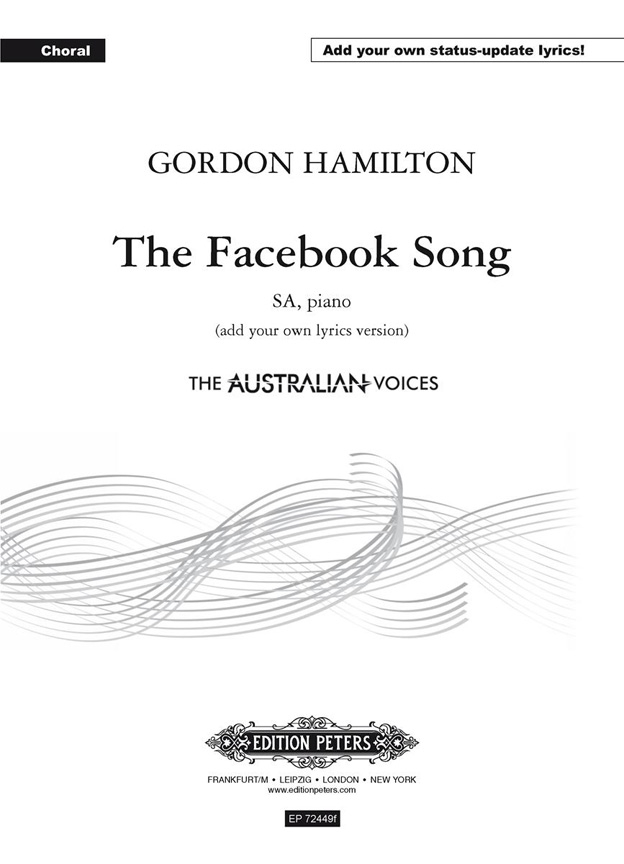 Vorderes Coverbild The Facebook Song (add your own lyrics version) (2012)