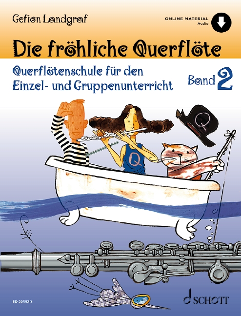 Vorderes Coverbild Die fröhliche Querflöte Band 2