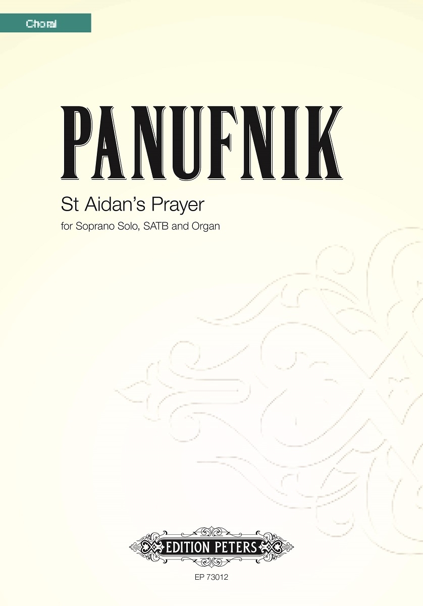 Vorderes Coverbild St Aidan’s Prayer for Soprano solo, Choir (SATB) and Organ