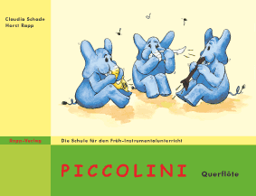 Vorderes Coverbild Piccolini für Querflöte Band 1